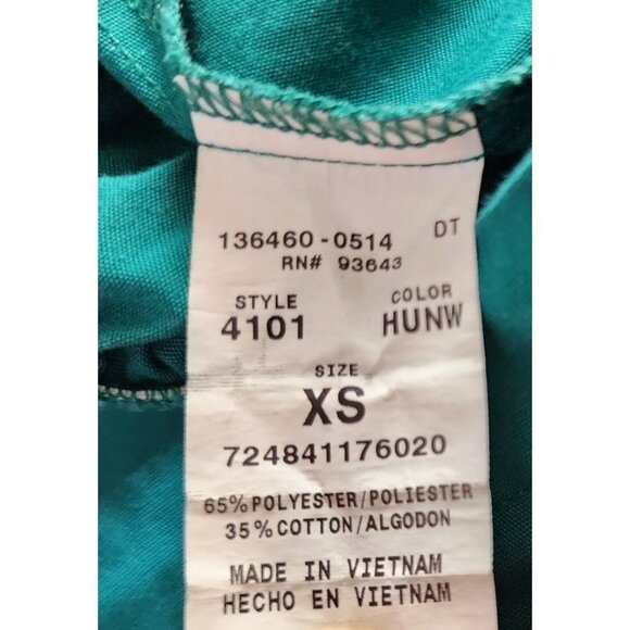 Green Cherokee XS Scrub Pants | Polyester Cotton Drawstring Medical Uniform - Picture 6 of 10